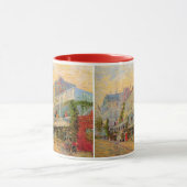 Restaurant Sirene, Asnières door Vincent van Gogh Mok (Midden)