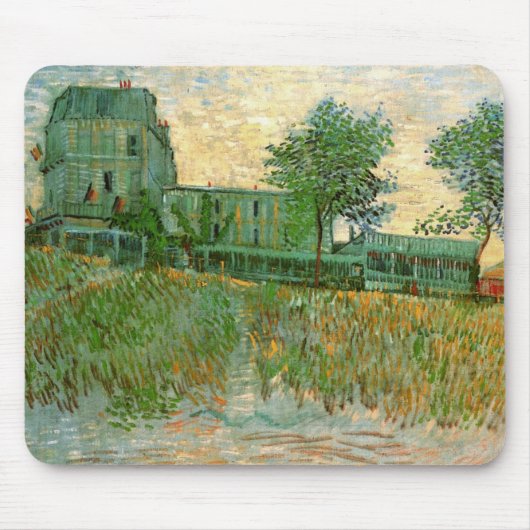 Restaurant Sirene, Asnières door Vincent van Gogh Muismat (Voorkant)