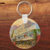 Restaurant Sirene, Asnières door Vincent van Gogh Sleutelhanger (Voorkant)