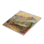 Restaurant Sirene, Asnières door Vincent van Gogh Tegeltje (Zijkant)