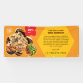 Restaurant Specials Aangepaste Banner (Horizontaal)