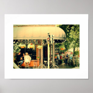 Restaurant Street City Life Cape Town Poster