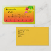 Restaurant    SuppliesBreakfast clubkaarten Klantenkaartje (Voorkant / Achterkant)