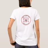 Restaurant T-Shirt met Gepersonaliseerd Logo (Achterkant)