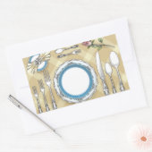 Restaurant tafel instellen Stickers (Envelop)