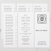 Restaurant Takeout Logo | Custom Catering Branding (Voorkant / Achterkant)