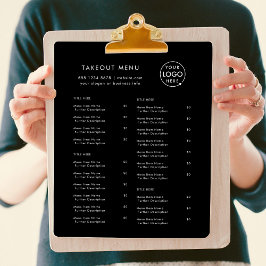 Restaurant Takeout | Menu Black Logo-Takeaway