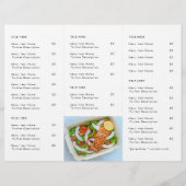Restaurant Takeout | Modern menu Foto Takeaway (Achterkant)