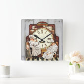  restaurant vierkante klok (Huis)