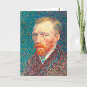 Restaurant Vincent van Gogh Art Card Self Portrait Kaart