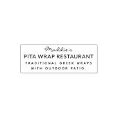 Restaurant Voedselstempel Zelfinktende Stempel (Design)