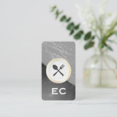 restaurant voor cateringevenementen visitekaartje (Staand voorkant)