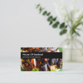 Restaurant voor zeevruchten Thleed Visitekaartje (Staand voorkant)