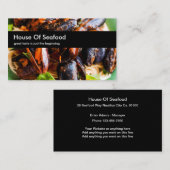 Restaurant voor zeevruchten Thleed Visitekaartje (Voorkant / Achterkant)