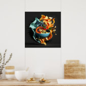 Restaurant Wall Art 24x24 Matte Poster Design 2 (Keuken)