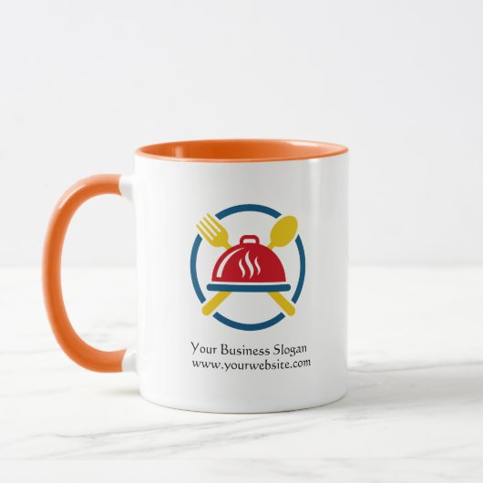 Restaurant Zakelijk Logo Mok (Links)