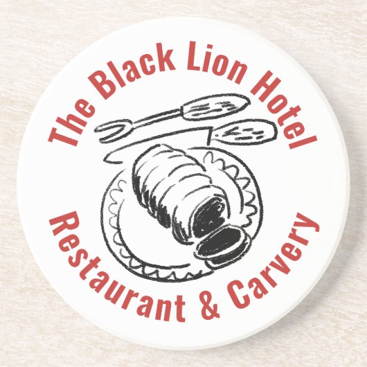 Restaurant Zandsteen Onderzetter (Voorkant)