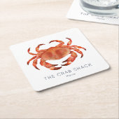 Restaurant Zeekarbben Kartonnen Onderzetters (Schuin)