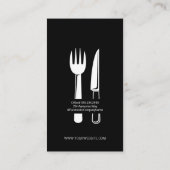 Restaurant Zilverwerk / Mint Green Visitekaartje (Achterkant)