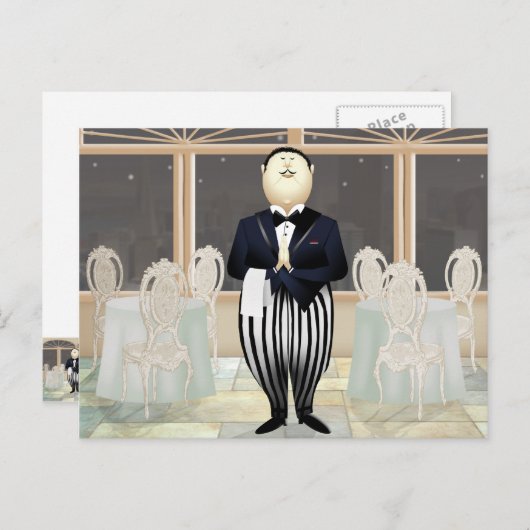 Restaurantbaan Briefkaart (Voorkant / Achterkant)