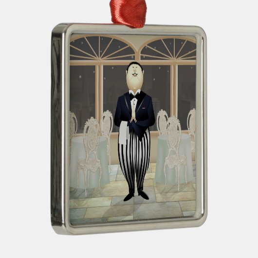 Restaurantbaan Metalen Ornament (Rechts)