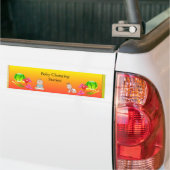 Restaurantbenodigdheden, Baby die stationsticker v Bumpersticker (Op Truck)