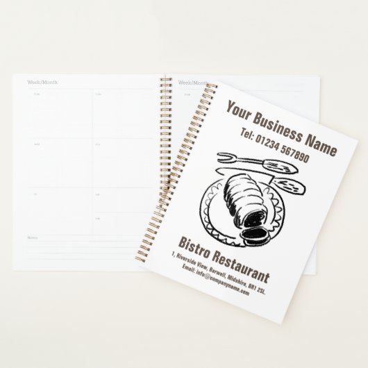 Restaurantboekingen Calendar Design Planner (Display)
