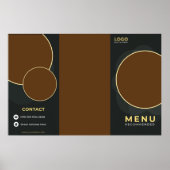 Restaurantbrochure Poster (Voorkant)