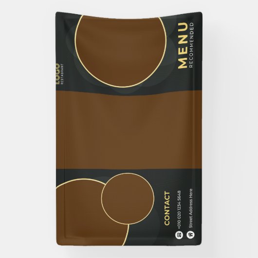 Restaurantbrochure Spandoek (Verticaal)