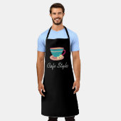 Restaurantcafé-serveertheebeker schattig schort (Gedragen)