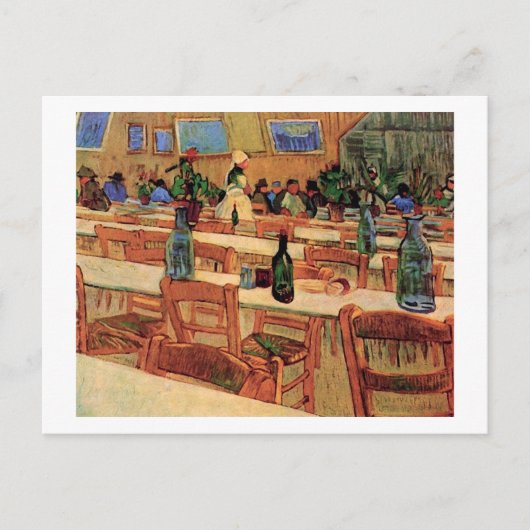 Restaurantcarrel in Arles, Van Gogh Fine Art Briefkaart (Voorkant)