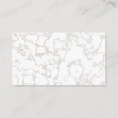 restauranteigenaar | biefstuk | chef visitekaartje (Achterkant)