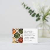 restauranteigenaar | Saladbar Visitekaartje (Staand voorkant)