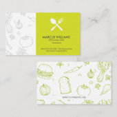 Restaurantgereedschap | Uitvoerend Chef Visitekaartje (Voorkant / Achterkant)