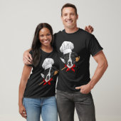 Restaurantgrens Collie Chef Cook Kitchen Koken T-shirt (Unisex)