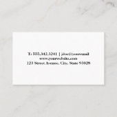 restaurantkeuken | Chef-messen Visitekaartje (Achterkant)