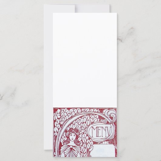 RESTAURANTMENU 2  RACK KAART (Achterkant)