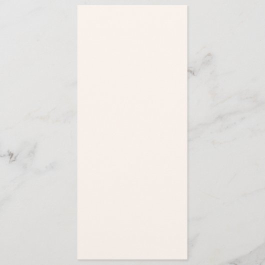 Restaurantmenu Menu (Achterkant)