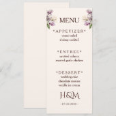 Restaurantmenu Menu (Voorkant / Achterkant)