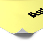 Restaurantproducten Gluten Free Poster (Hoek)