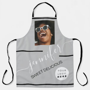 Restaurants Cakes Coffe Shop Photo Logo Grey Schort