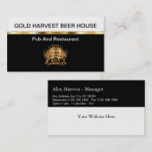 Restaurants en cafetaria's visitekaartje (Voorkant / Achterkant)