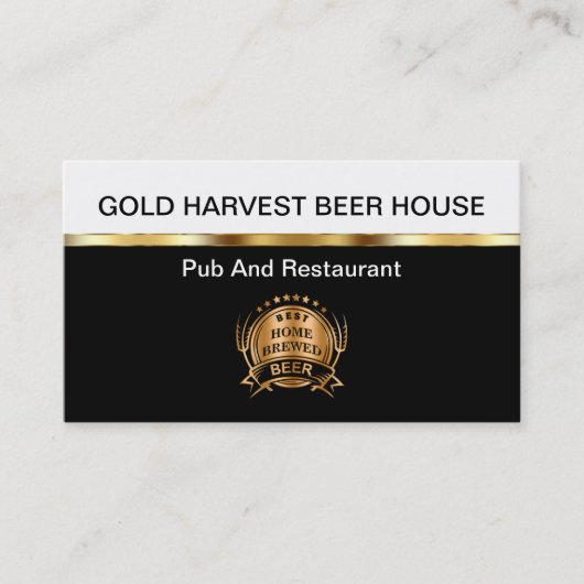 Restaurants en cafetaria's visitekaartje (Voorkant)