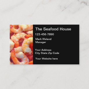 Restaurants en distributeurs van zeevruchten visitekaartje