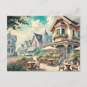 Restaurants in de buurt van Cape May New Jersey Briefkaart