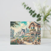 Restaurants in de buurt van Cape May New Jersey Briefkaart (Staand voorkant)