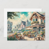 Restaurants in de buurt van Cape May New Jersey Briefkaart (Voorkant / Achterkant)