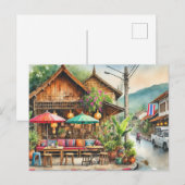 Restaurants in de buurt van Chiang Mai Briefkaart (Voorkant / Achterkant)