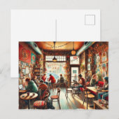 Restaurants in de buurt van Chicago Bucktown Briefkaart (Voorkant / Achterkant)