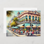 Restaurants in de buurt van Galveston Texas Briefkaart (Voorkant / Achterkant)